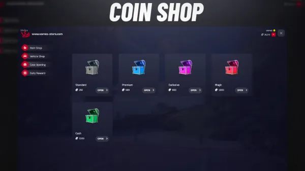 Fivem Coin VMS | Coin Shop | Free FiveM Script – FiveVault | FiveVault